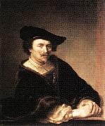 BOL, Ferdinand Portrait of a Man fdg oil painting